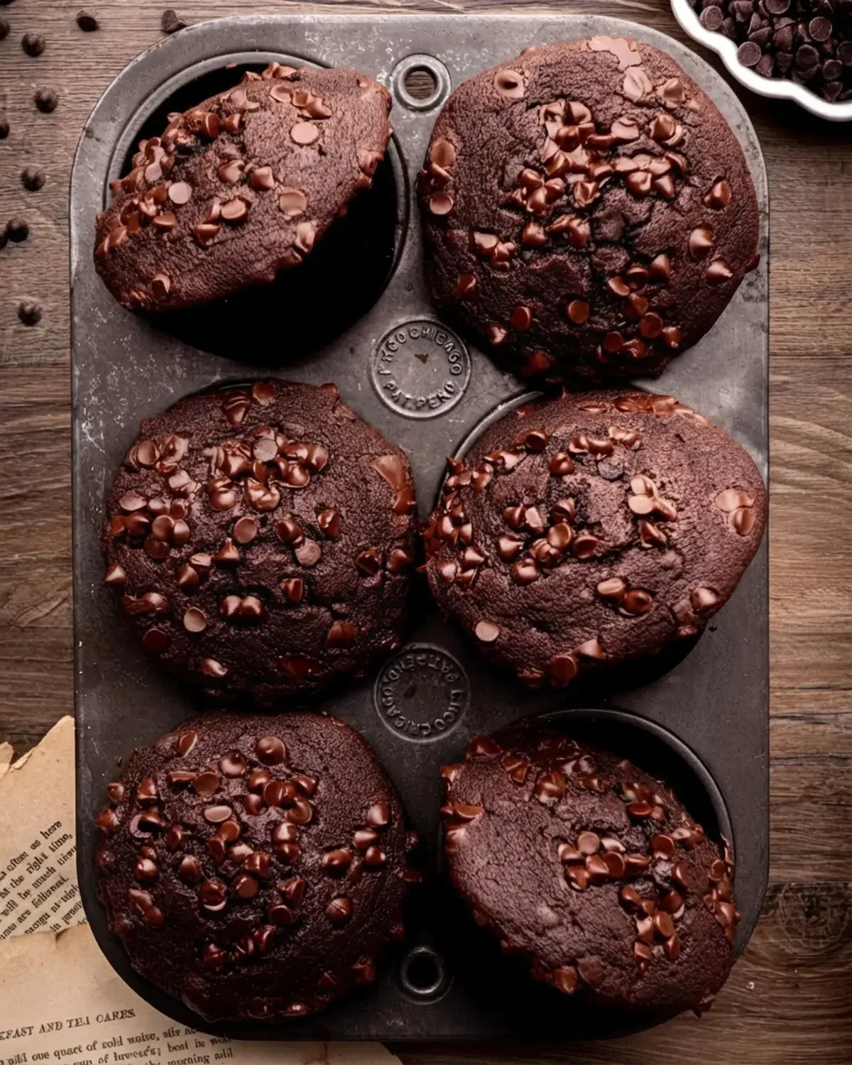 Double Chocolate Muffins