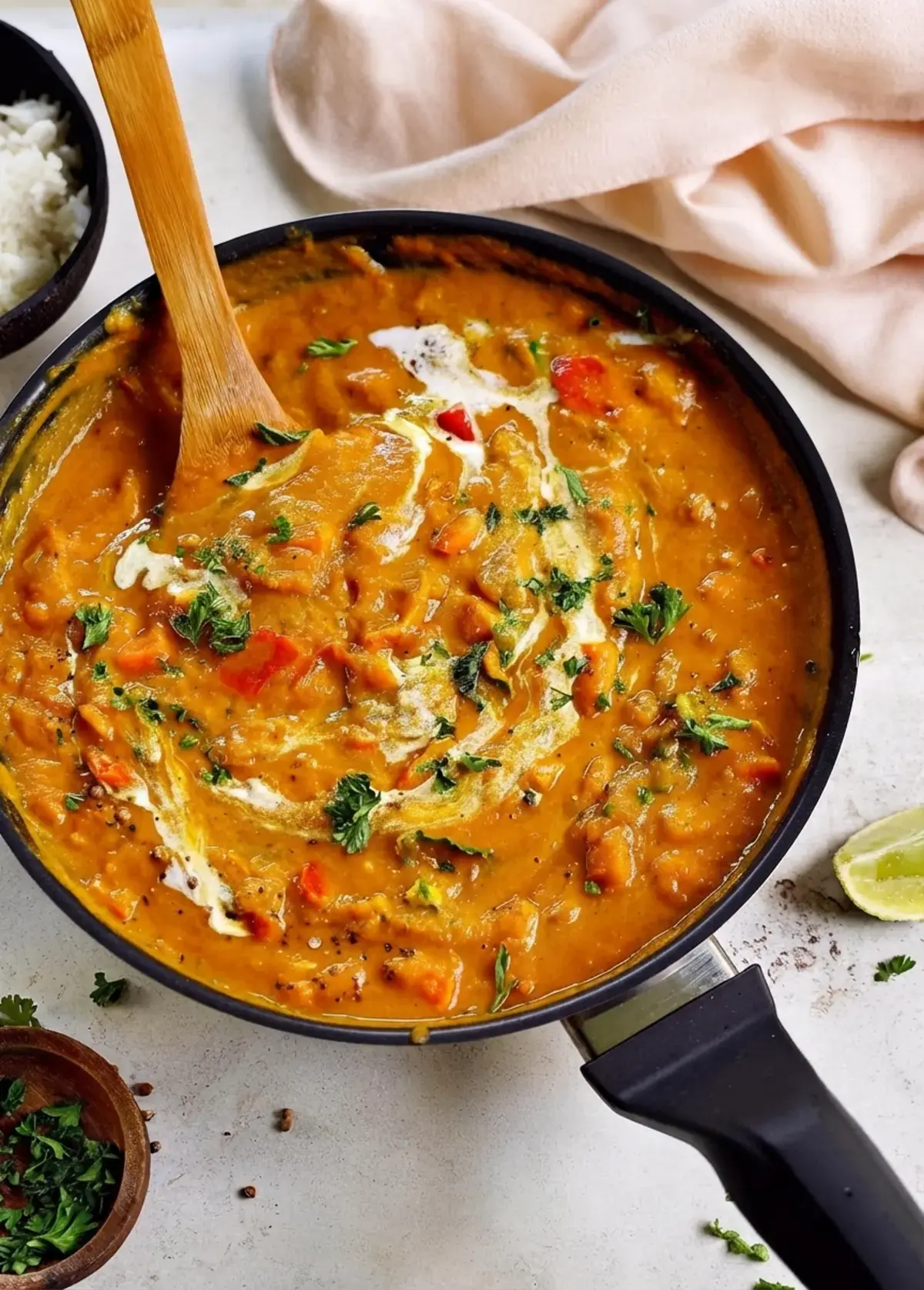 Indian Pumpkin Curry, Instant Pot Method