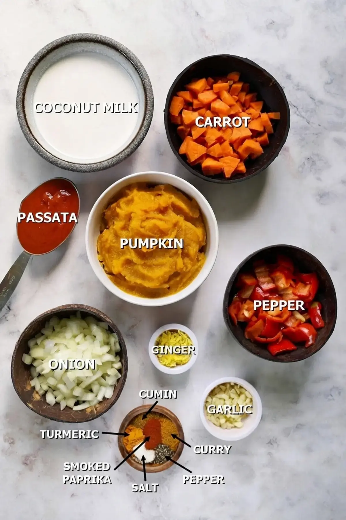 Indian Pumpkin Curry, Optional add ins and recipe variations