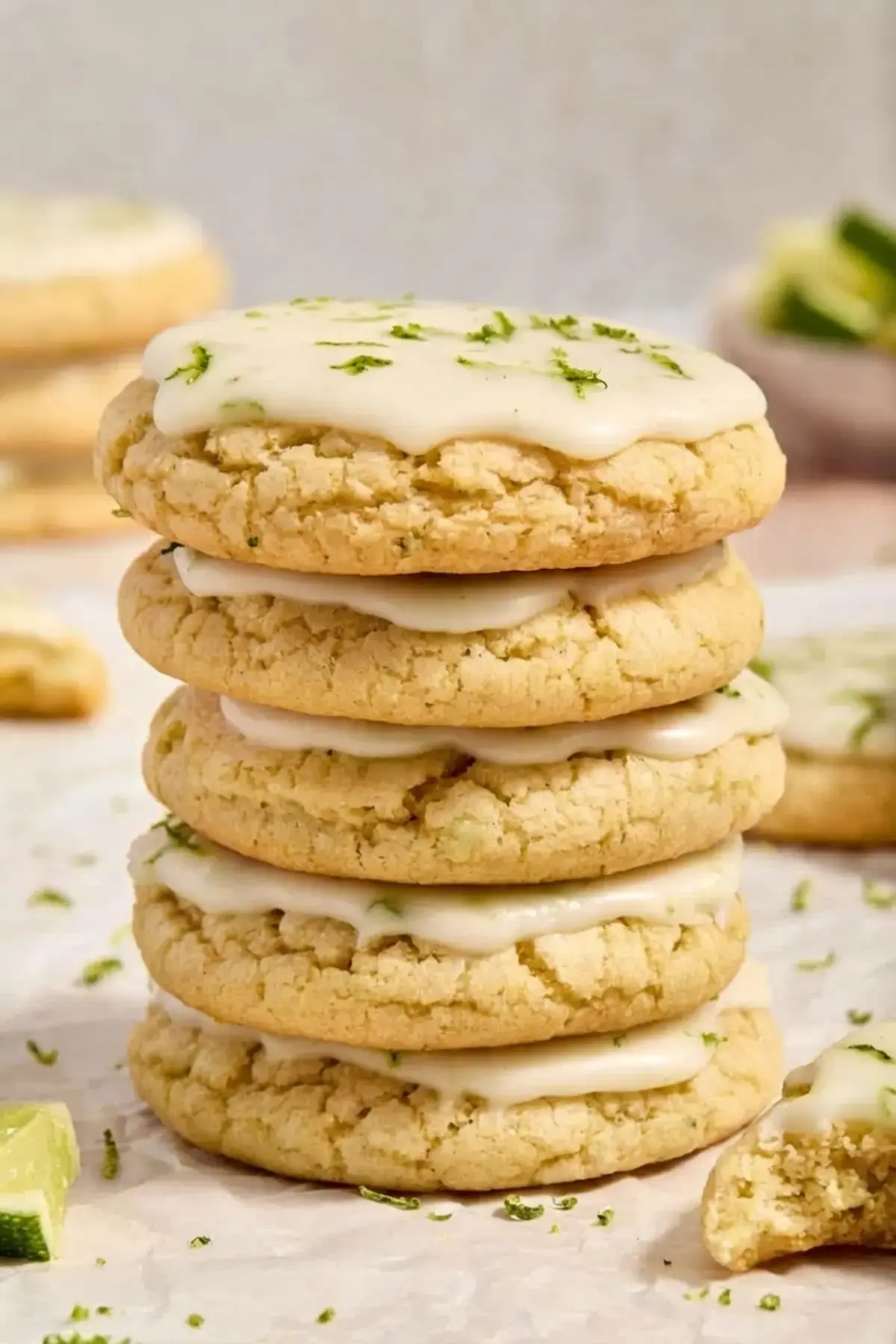 Key Lime Cookies, Storage