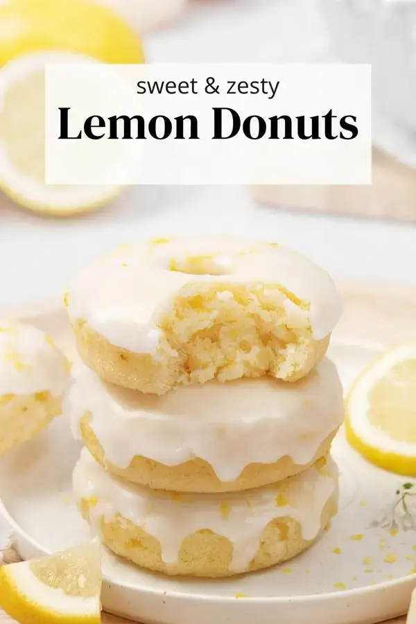 Lemon Donuts With Lemon Glaze