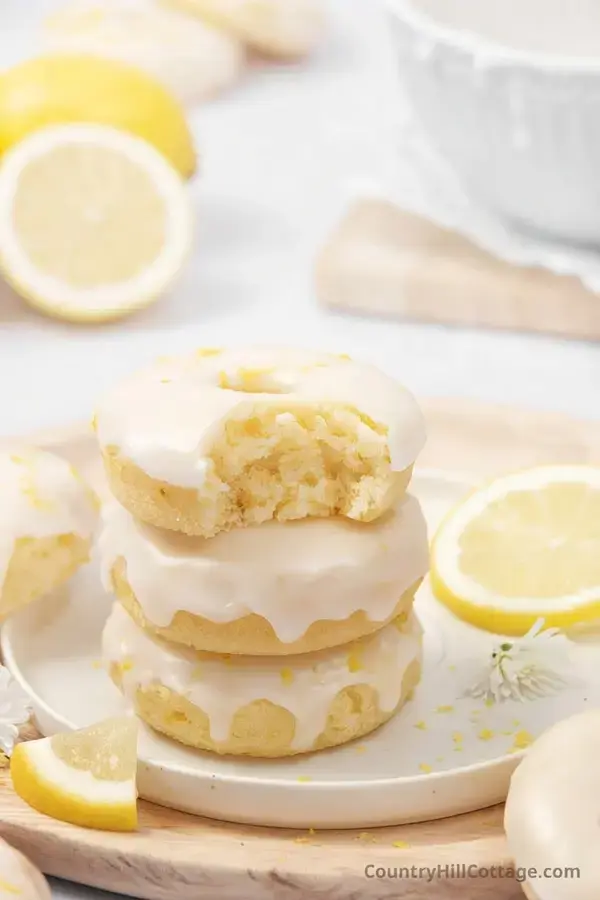Lemon Donuts With Lemon Glaze, Step 8: Glaze donuts