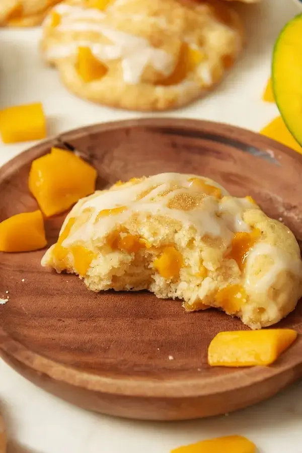 Mango Cookies, Glaze