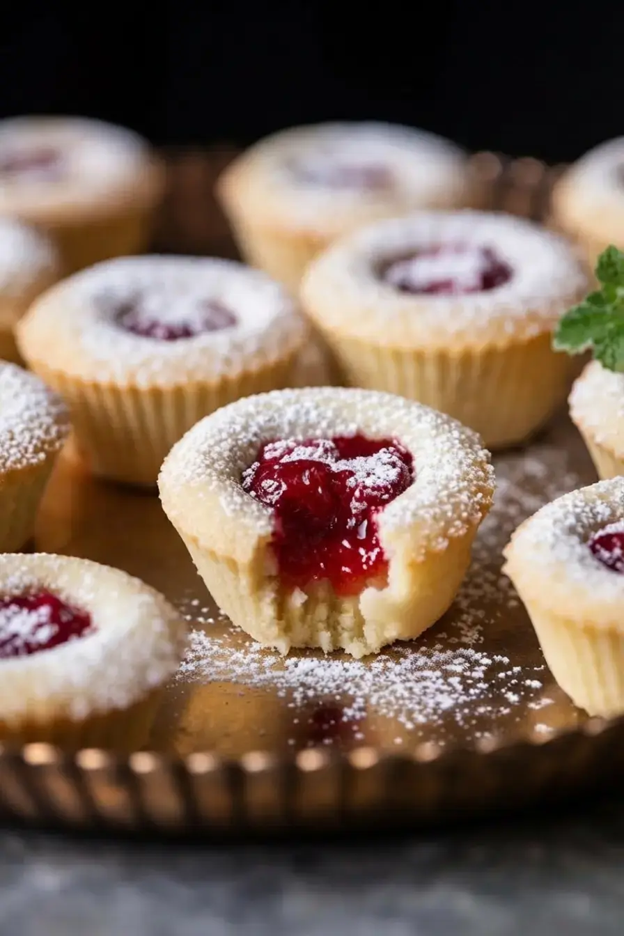 Mini Raspberry Almond Tarts