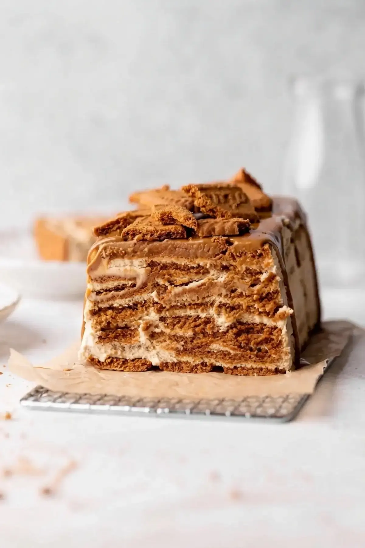 No-Bake Cookie Butter Icebox Cake, Step by Step Instructions