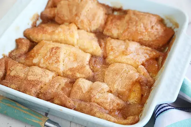 Peach Dumplings