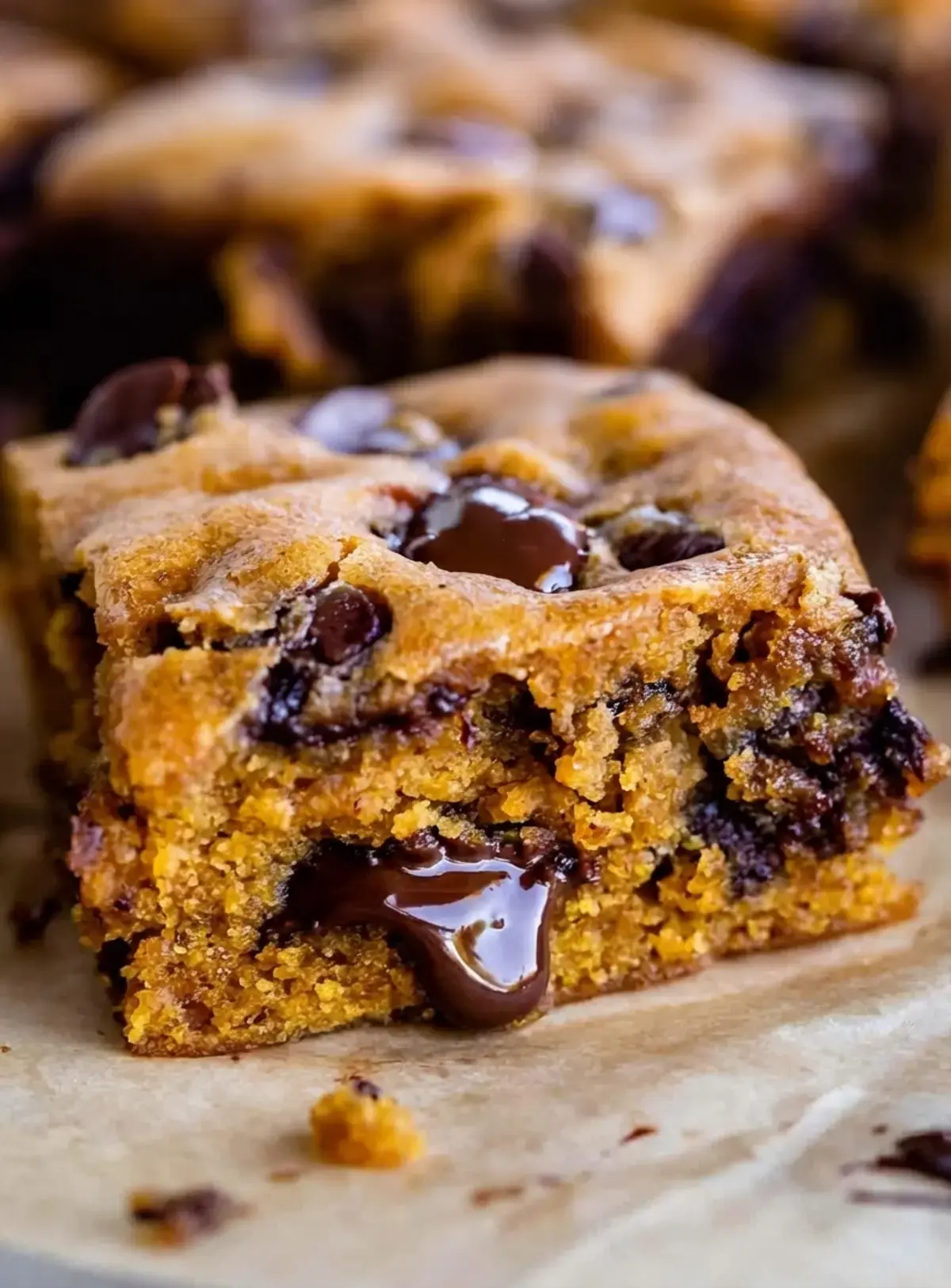Pumpkin Bars With Chocolate Chips