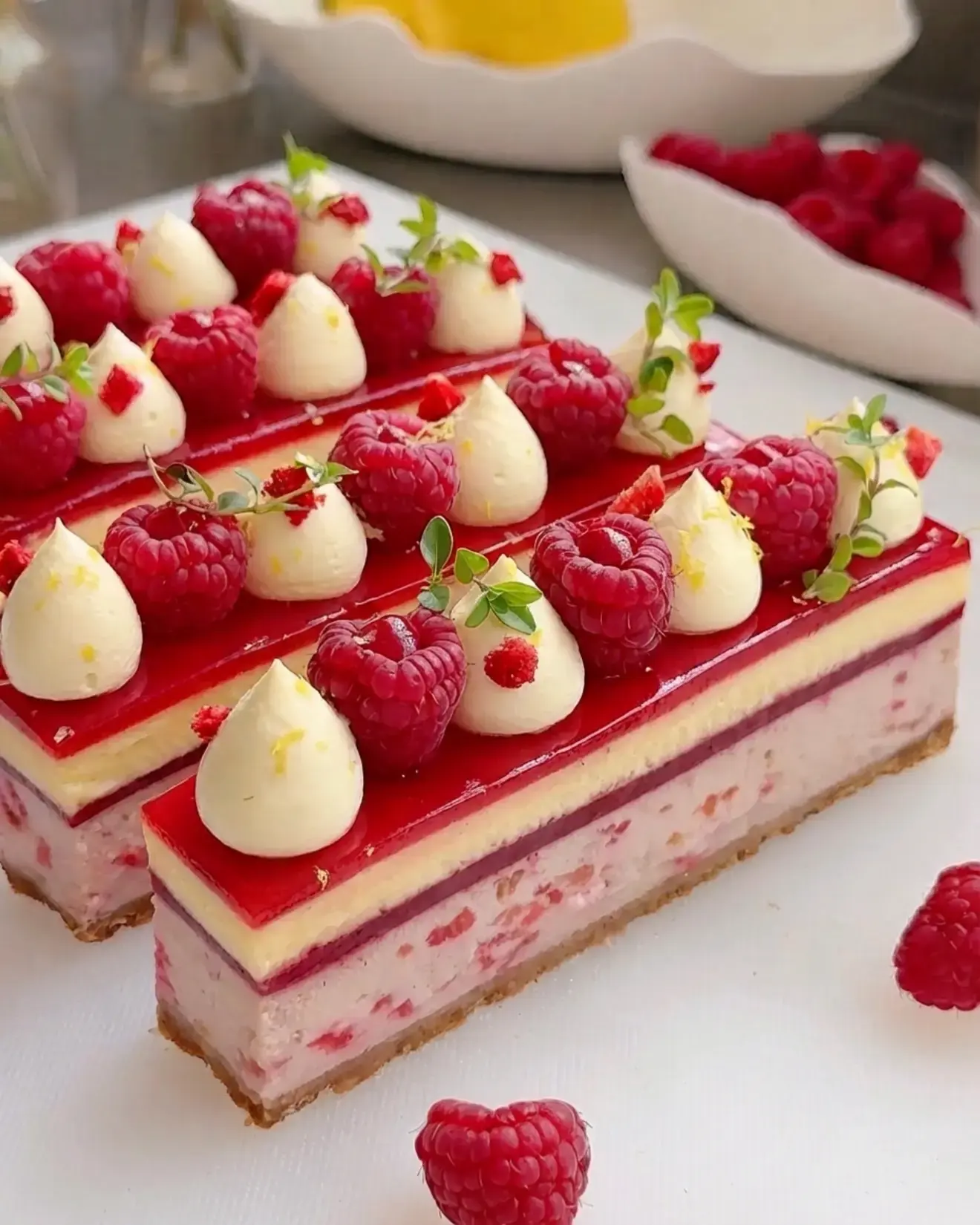 Raspberry Lemon Cheesecake
