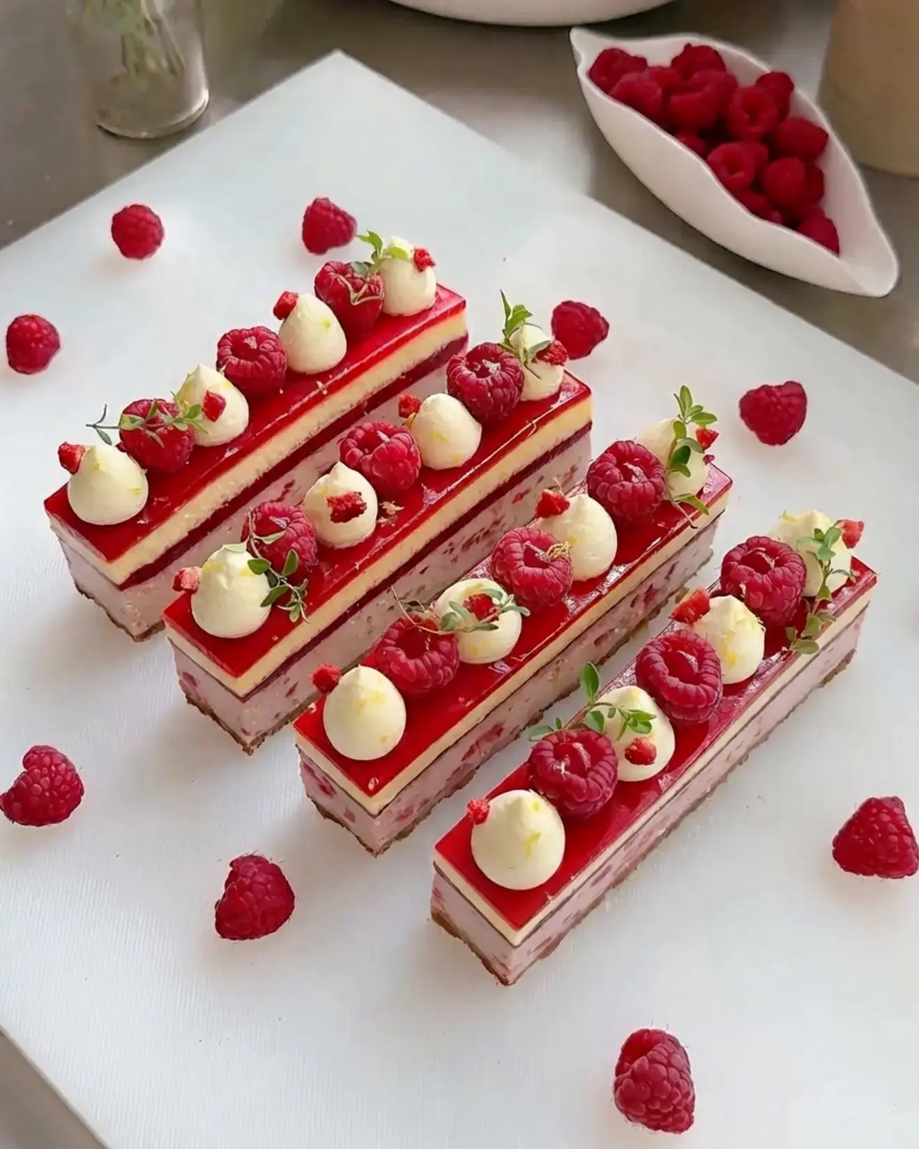 Raspberry Lemon Cheesecake