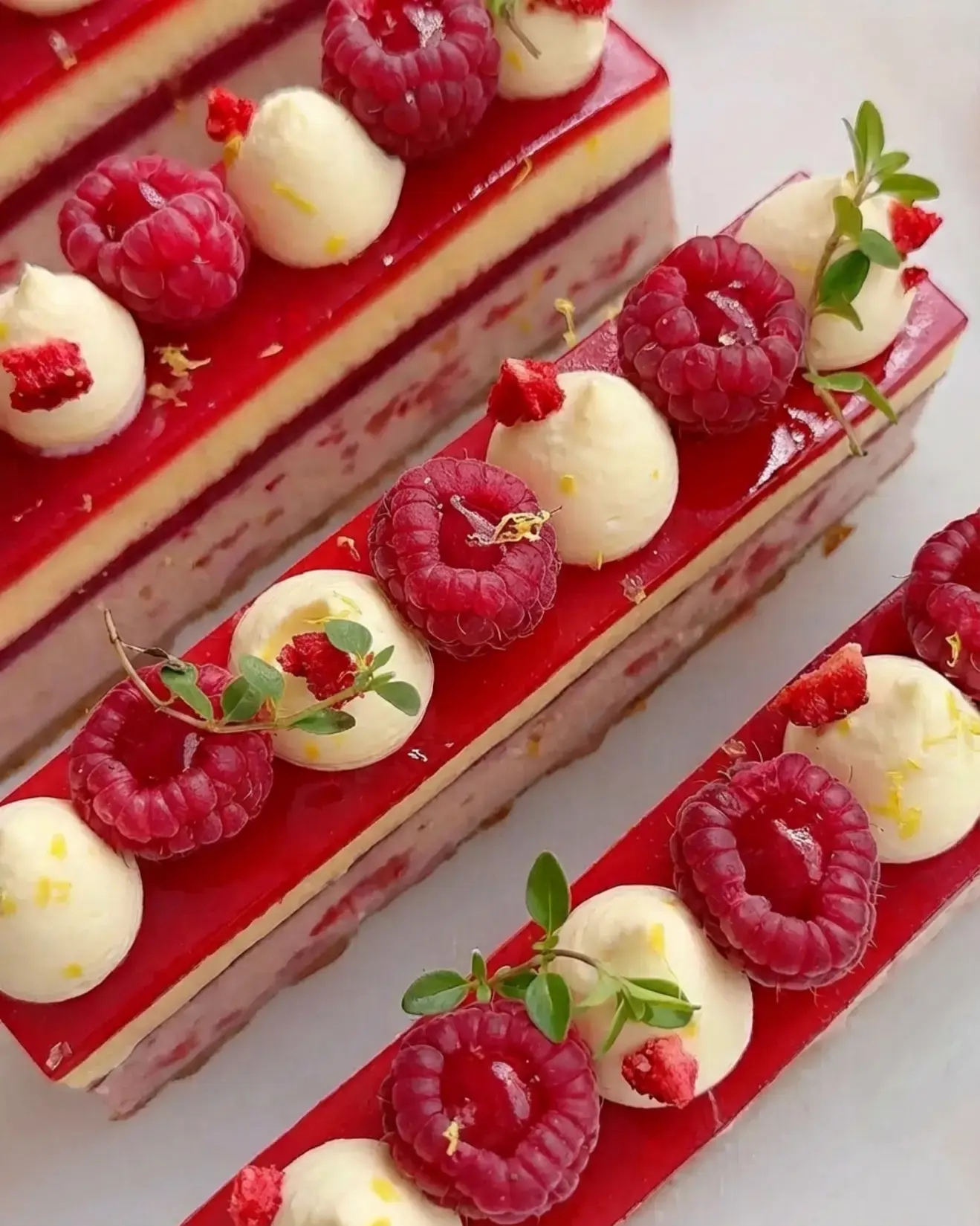 Raspberry Lemon Cheesecake