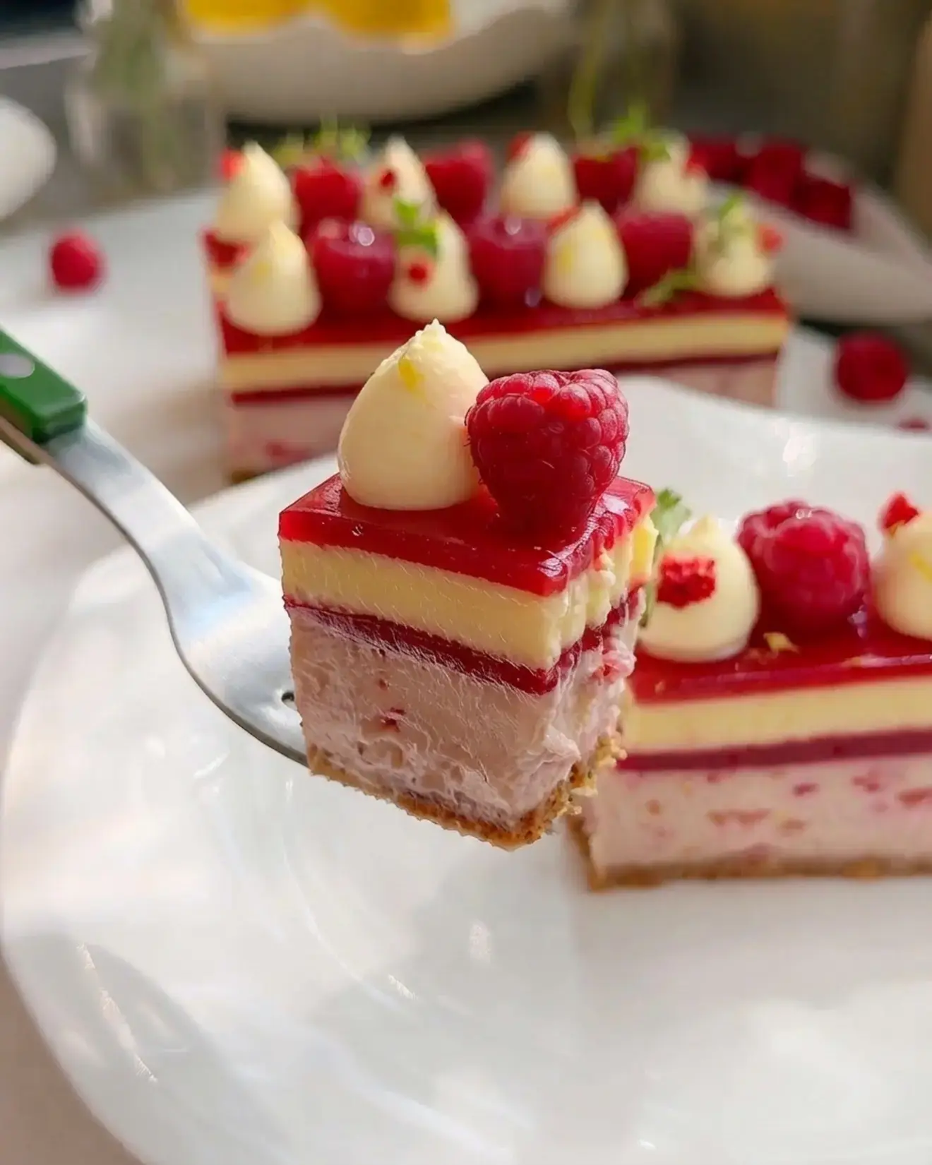 Raspberry Lemon Cheesecake