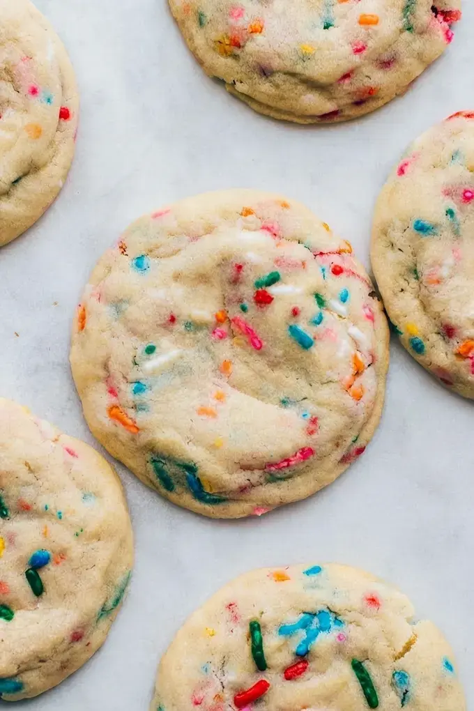 Soft Funfetti Cookies