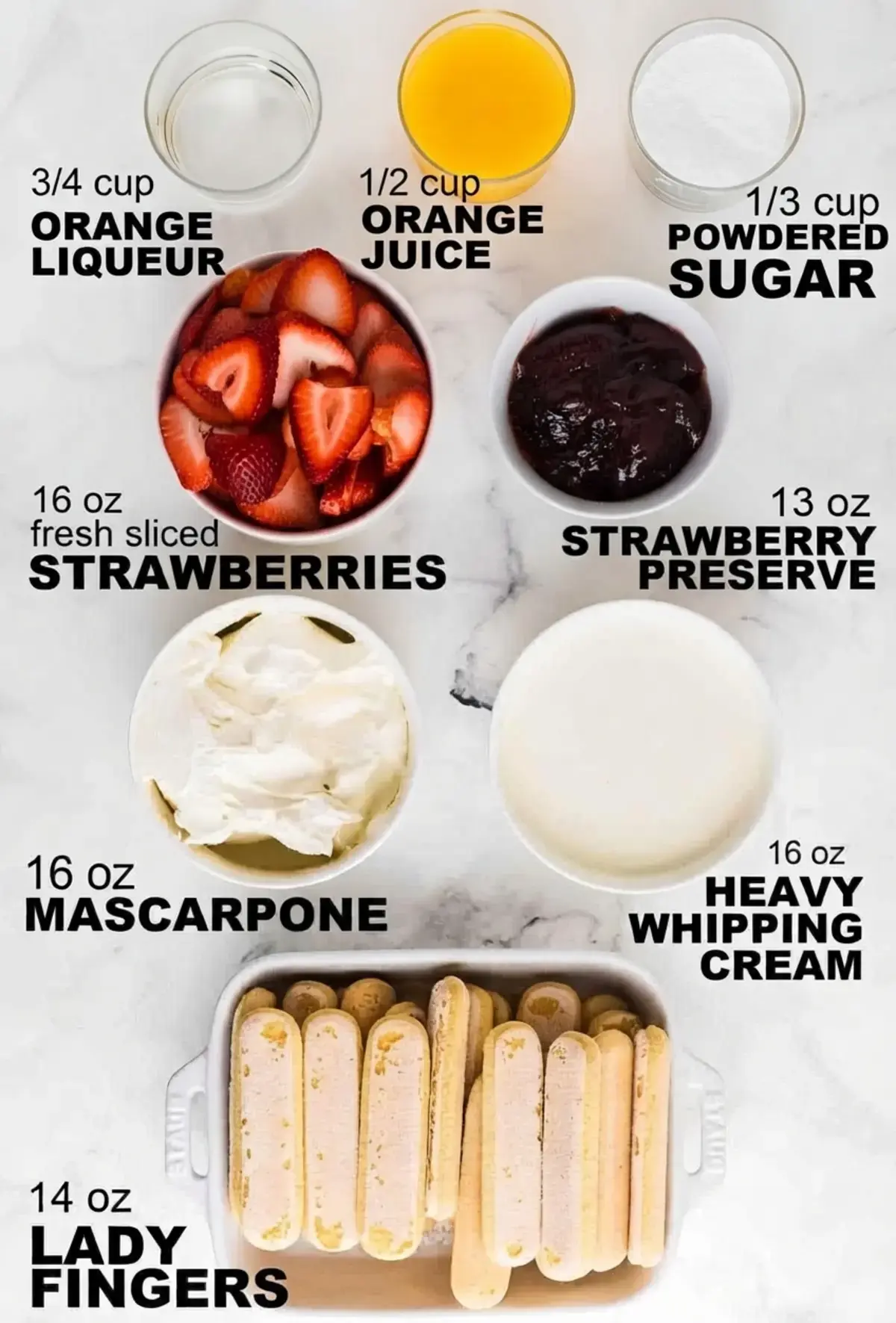 Strawberry Tiramisu, Ingredient Notes