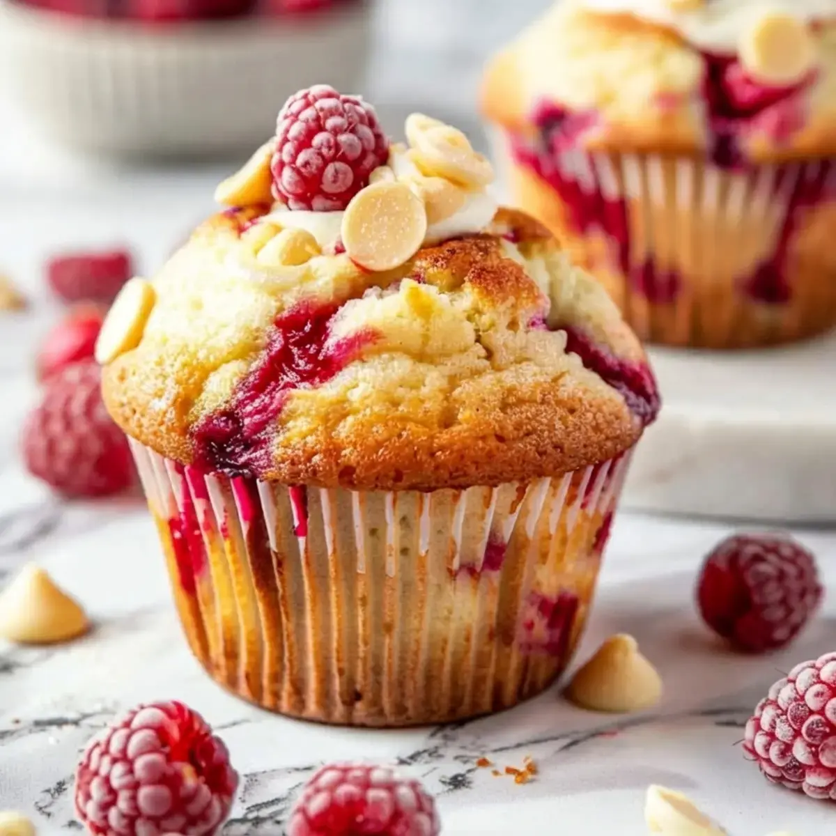 White Chocolate Raspberry Muffins, How to Make White Chocolate Raspberry Muffins
