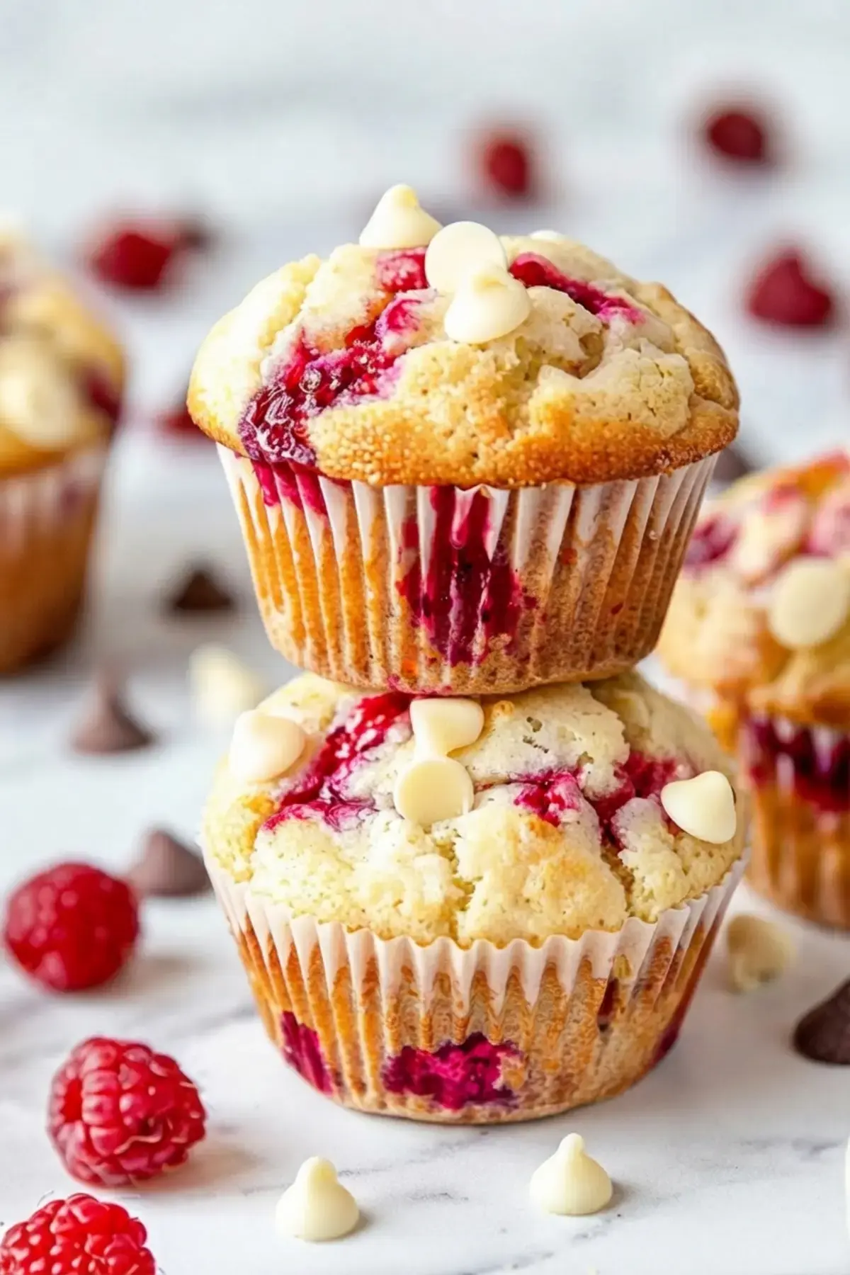 White Chocolate Raspberry Muffins